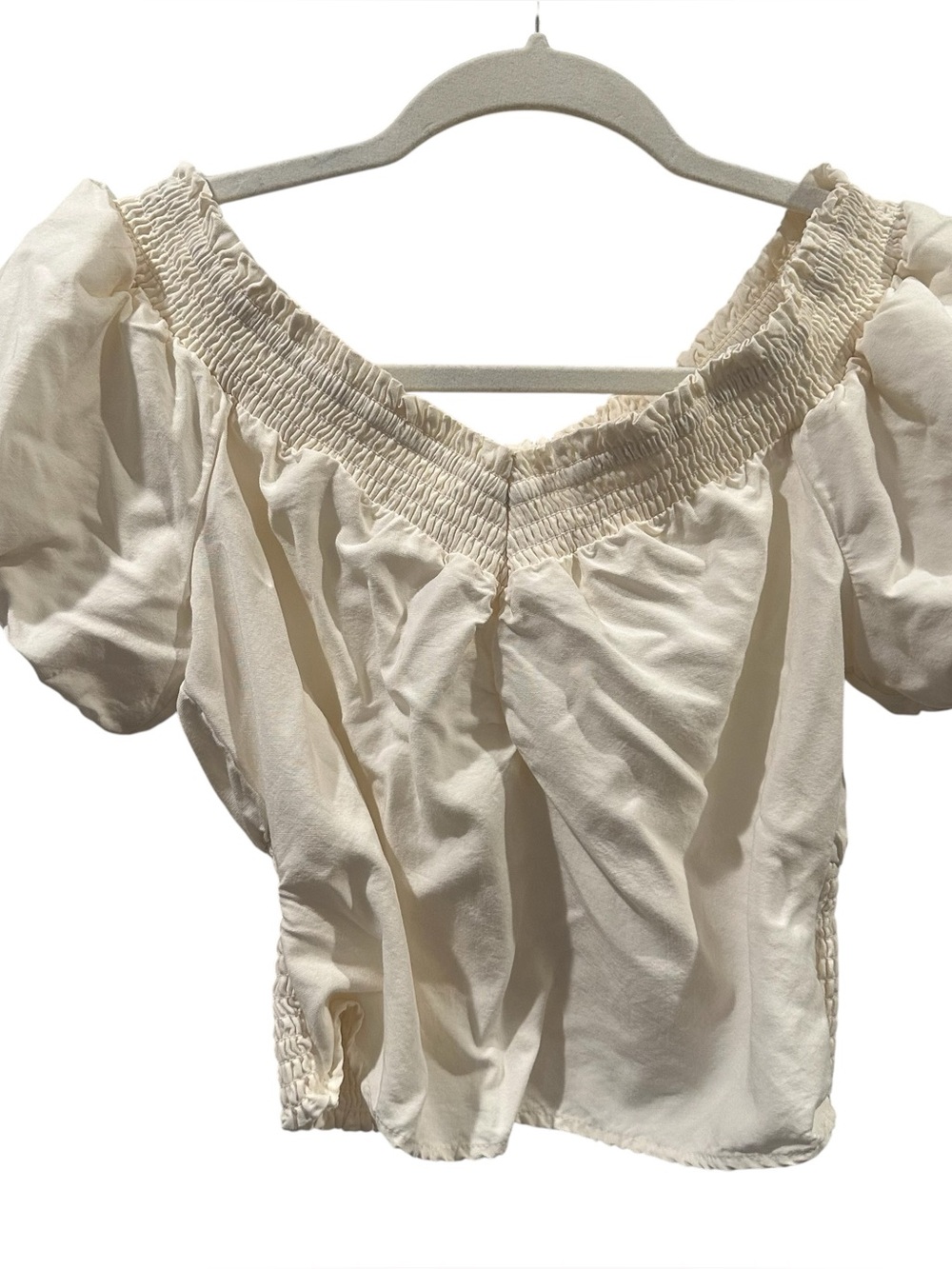 Off-White ASTR the Label Peasant Crop Top Medium
